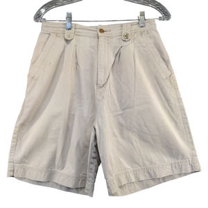 Mountain Lake Women's Chino Shorts Tan Size 8 Slash Pockets 100% Cotton